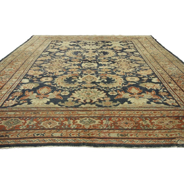 Modern Antique Persian Sultanabad Rug - 08'02 x 09'11 For Sale - Image 3 of 5