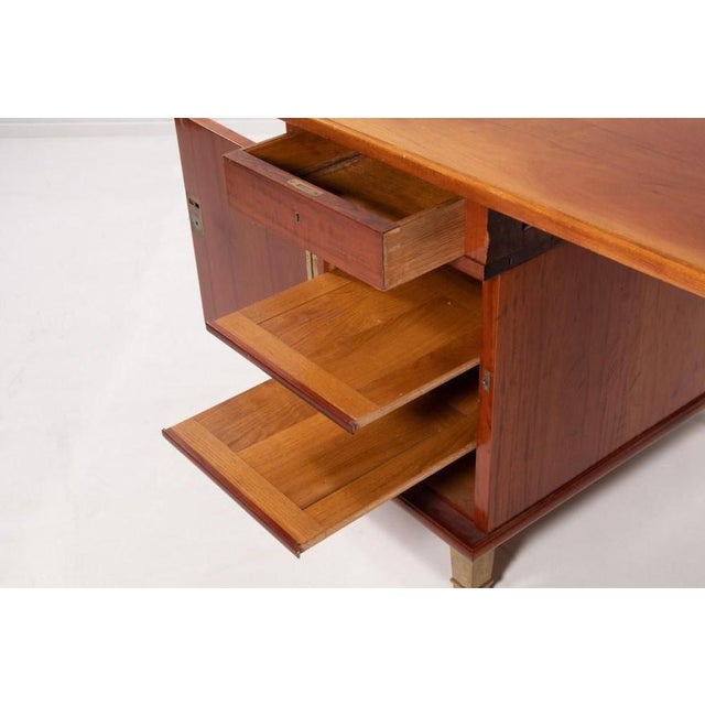 1950s Monumental Danish Modern Executive Desk, 1950s For Sale - Image 5 of 18