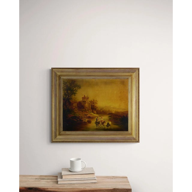 Landscape, Italy, Oil on Canvas, Framed For Sale - Image 3 of 7