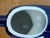 1950’s Hall China Company Made in the Usa Impeccable Iconic Vintage Cobalt Blue Doughnut Novelty Teapot For Sale - Image 14 of 18