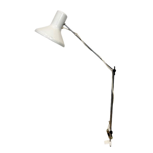 White Table Lamp by Josef Hurka for Napako, 1960s For Sale