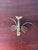 Mid 20th Century Vintage Brass Shrimp Figure For Sale - Image 5 of 7