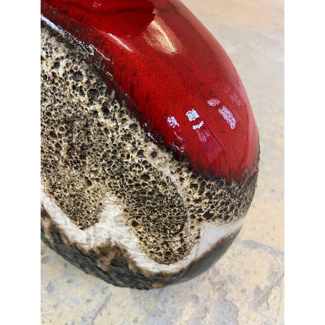 Red-Brown Model 102/50 Floor Vase from Dümler & Breiden For Sale - Image 9 of 11