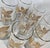 Mid Century 22kt Gold Leaf Tumblers- Set of Eight For Sale - Image 11 of 12