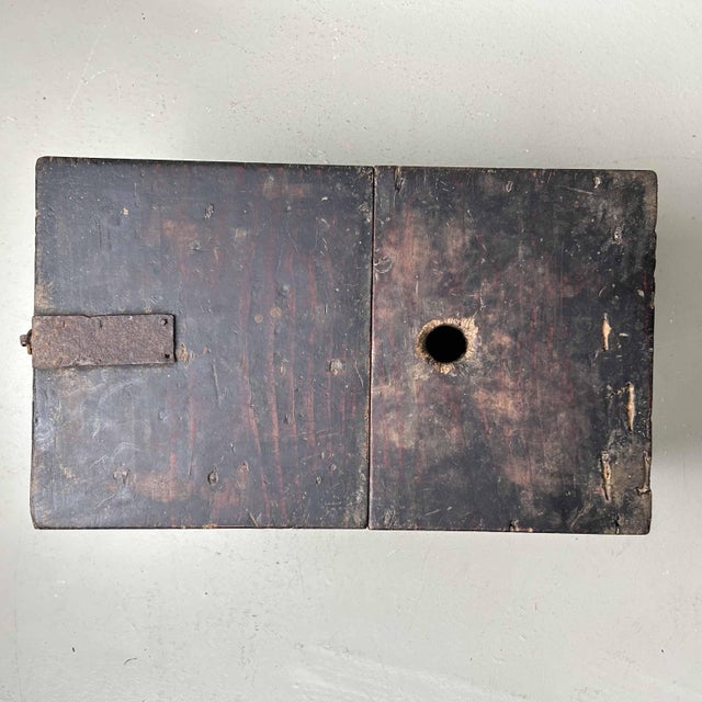 Antique Wooden Zenibako Temple Offering Box, Japan, 1890s For Sale - Image 12 of 18