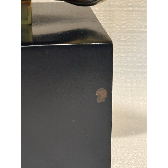 1970s Chapman Brass Faux Turtle Shell Wall Wash Lamp by Turtle and Crane - Mid Century Modern Styled After Karl Springer For Sale - Image 12 of 12