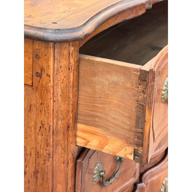 19th Century French Walnut Commode For Sale - Image 4 of 13