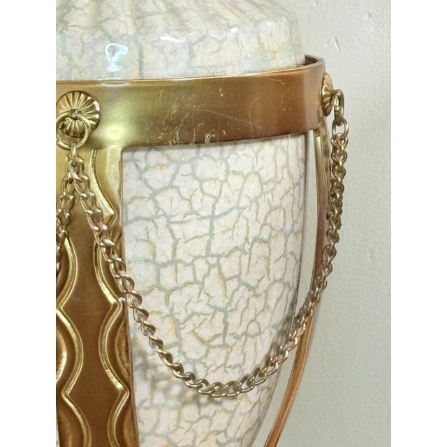 1950s 1950s Pair of Vintage Ceramic Table Lamps For Sale - Image 5 of 5