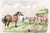 1850 Vintage English Equestrian Art Print by John Frederick Herring - 12" X 8" For Sale