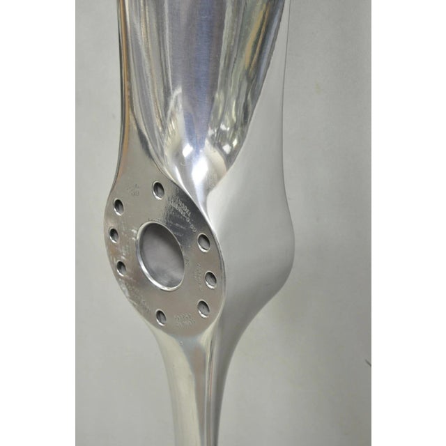 Sensenich Fixed Pitch Polished Aluminum 76" Propeller Blade "Not Airworthy" (A) For Sale - Image 17 of 18