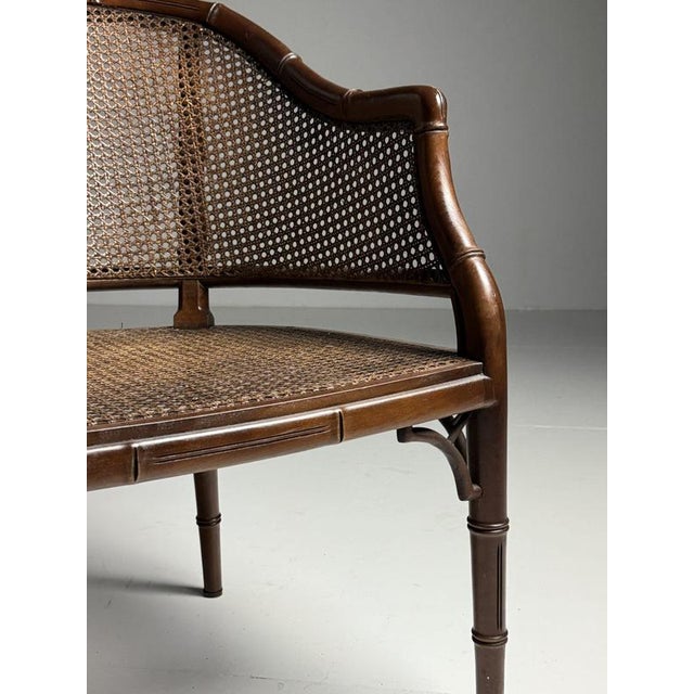 Vintage Faux Bamboo Chairs, Set of 4 For Sale - Image 12 of 18