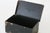 30s Vintage Industrial Metal Steel Tool Box With Rusty Patina and Chipping Black Paint For Sale - Image 10 of 17