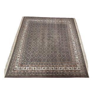 Handwoven Wool Herati Rug, 1960s For Sale