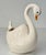 Vintage White Ceramic Swan Vase Planter For Sale - Image 11 of 14