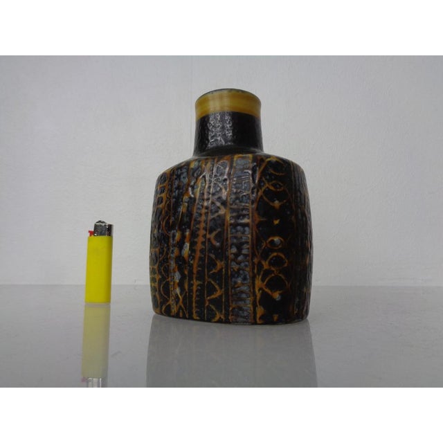 Mid-Century Modern Baca Fajance Studio Ceramic Vase by Nils Thorsson for Royal Copenhagen, Denmark, 1960s For Sale - Image 3 of 18