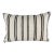 Turkish Hemp Pillow Cushion Natural Beige Black Pillow Cushion Cover 16" x 24" For Sale