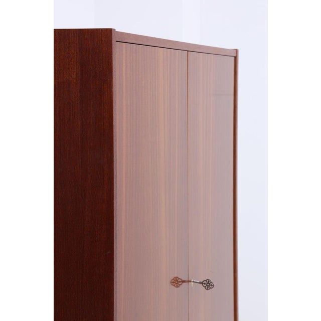 Vintage High-Gloss Cabinet in Wood, 1960s For Sale - Image 11 of 16