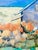 Textile Original Impressionist Landscape Painting, "Poppies," by Burson, 1995 For Sale - Image 7 of 10