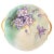 Antique Austrian Hand-Painted Columbine Serving Dish For Sale