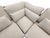 Restoration Hardware Rh Lugano Modular 5-Piece Sectional | Italy | Down-Feather | Performance Linen Weave – Sand | Customizable For Sale - Image 4 of 18