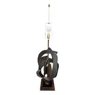 Mid 20th Century Mide Century Modern Richard Barr for Laurel Lighting Brutalist Table Lamp For Sale