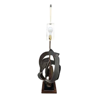 Mid 20th Century Mide Century Modern Richard Barr for Laurel Lighting Brutalist Table Lamp For Sale