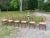 Vintage Rattan Dining Chairs - Mid Century Coastal Bamboo Dining Set - Palm Beach Regency Boho Kitchen Chairs (Set of 6) For Sale - Image 9 of 14