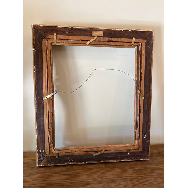 1940s French Gilded Louis XV Style Cast Frame, Les Cadres Gault, Paris For Sale - Image 11 of 11