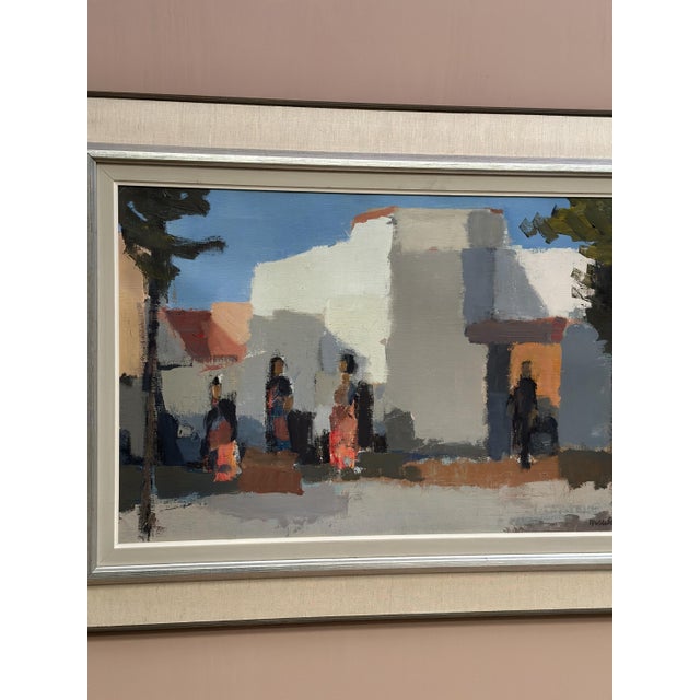 Stig Wernheden, Southern City Scene, 1960s, Oil on Canvas, Framed For Sale - Image 12 of 18