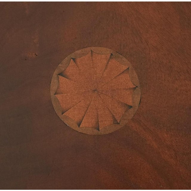 Sheraton Revival Revolving Bookcase End Table For Sale - Image 13 of 14