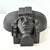 Black Vintage Face Wall Light from Saint Clément, 1980s For Sale - Image 8 of 11
