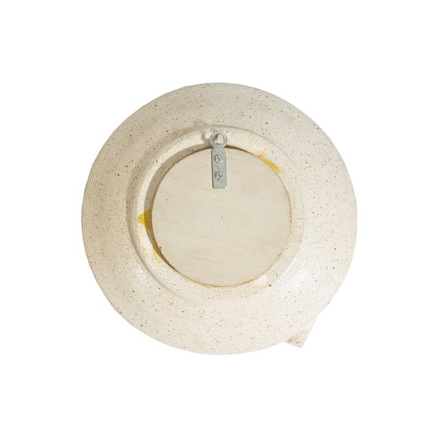 Studio Pottery Wall Plate by Michael Zilka For Sale In Indianapolis - Image 6 of 6