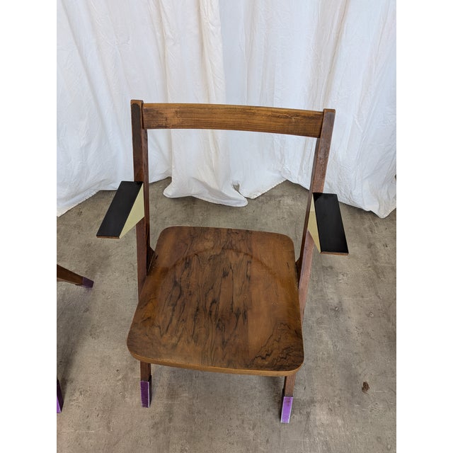 Vintage Wooden Chairs, 1970s, Set of 3 For Sale - Image 18 of 18