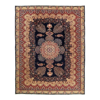 Early 21st Century Fine Hand Knotted Vintage Kashmar Rug For Sale