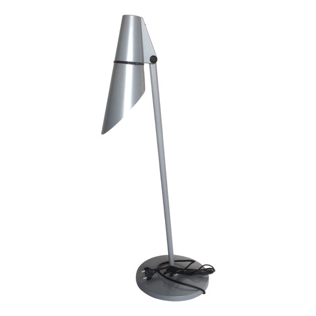 Spy Table Lamp in Aluminum by Hannes Wettstein for Artemide, 1980s For Sale