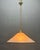 Glass Mid-Century White Murano Glass Pendant Light with Black Rim, Italy, 1970s For Sale - Image 7 of 14