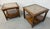 Italian Vintage Ethan Allen Directoire Walnut Side Tables - Set of 2 For Sale - Image 3 of 12