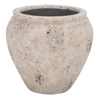 Ramsey Planter Pot, Antique White For Sale