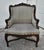 Vintage Carved Oak Country French Style Boudoir Chair For Sale - Image 10 of 12