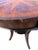 Vintage Uttermost 28-Inch Round Compass Star Inlaid Wood Bistro Table For Sale In Los Angeles - Image 6 of 11