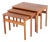 Vintage Danish Nesting Tables, 1960s, Set of 3 For Sale