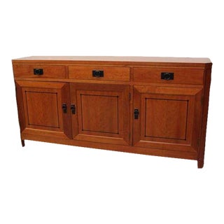 1990s Stickley Sideboard Buffet For Sale
