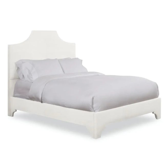 This listing includes the entire bedframe, including the headboard, rails, and footboard. From Chairish's line of bespoke...