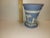 Mid-Century Modern Vintage Wedgwood Jasperware Blue Frog Vase For Sale - Image 3 of 6