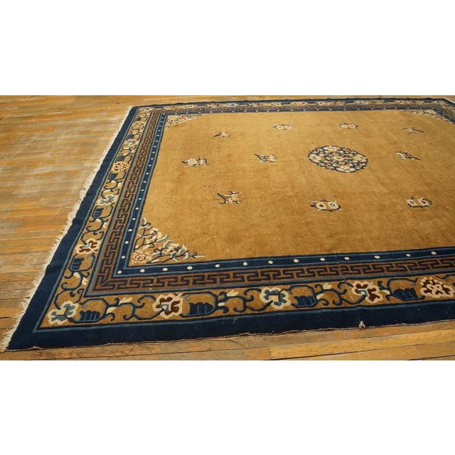 Chinese Antique Chinese Peking Rug For Sale - Image 3 of 12