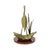 Hollywood Regency Brass Heron Statue on Wooden Base, 1970s For Sale - Image 12 of 16