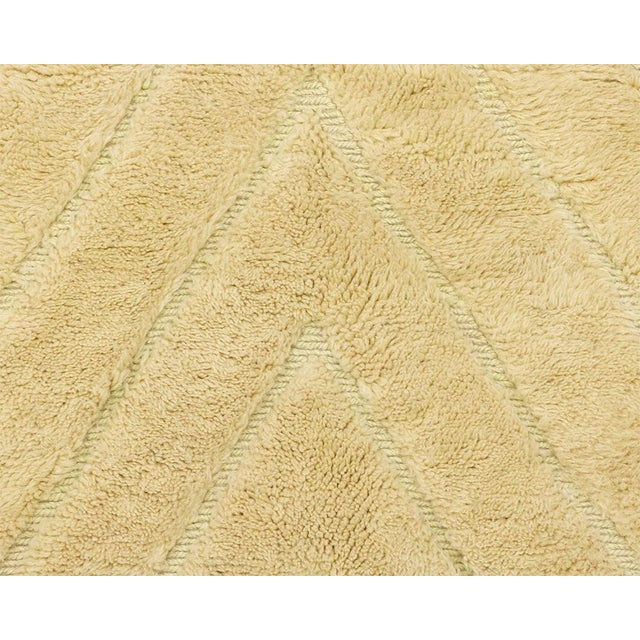 Contemporary Hand-Knotted Wool Rug by Azele Studio For Sale - Image 3 of 9