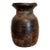 Vintage Himalayan-Style Carved Wooden Milk Pot – Sculptural Vessel With Aged Patina For Sale