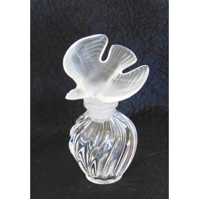 Lalique Nina Ricci l'Air Du Temps Frosted Dove Crystal Perfume Bottle ...