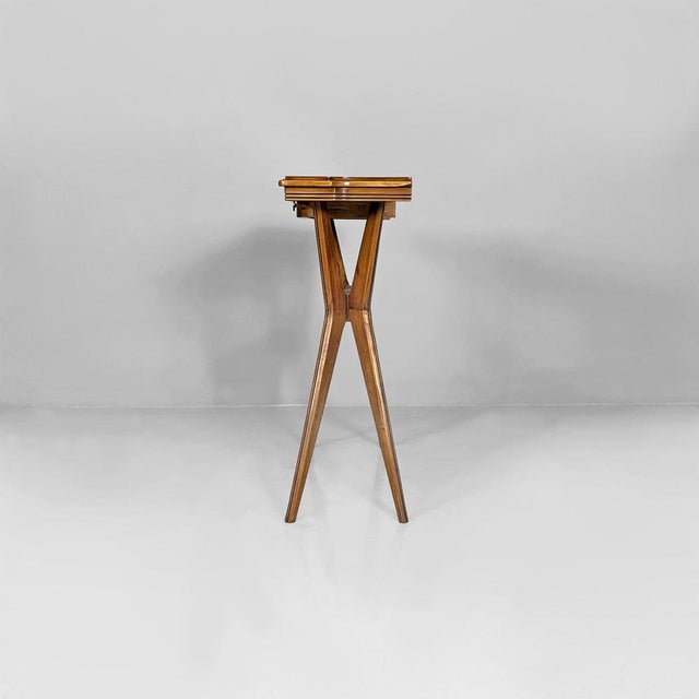 Art Deco Italian Wooden Console, 1940s For Sale - Image 4 of 17